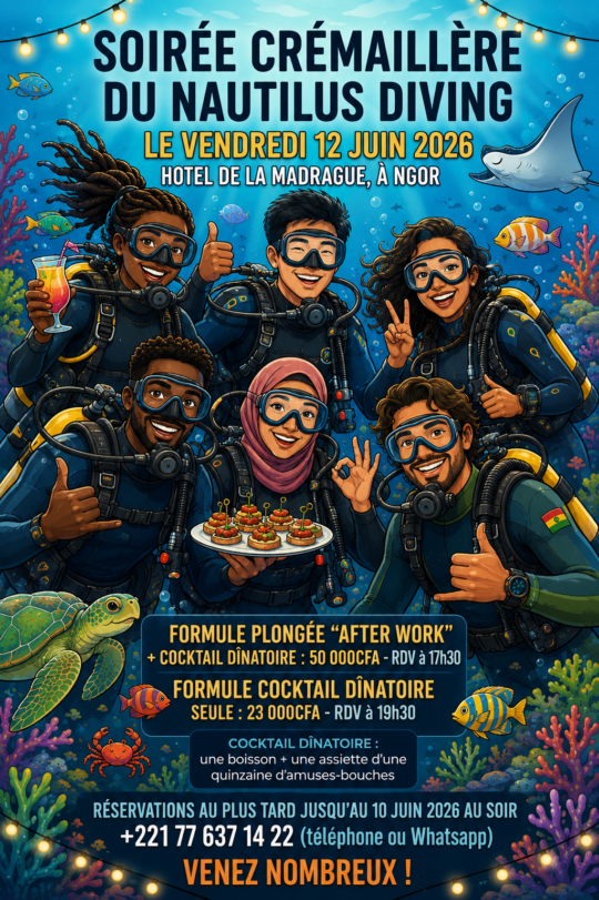 Soirée Crémaillère le vendredi 12 juin 2026 à partir de 17h30 à La Madrague - N'Gor